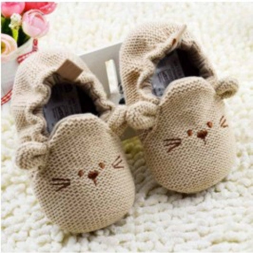 Infant Toddler Baby Newborn Boy Girl Knitted Crib Shoes