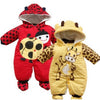 Baby Boys Rompers Ladybug And Cows Warm Bodysuit