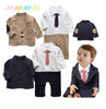 Gentleman Bow Ties Rompers +Jackets Suit