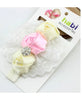 Fashion Elastic Headbands Rose Flower Crystal Baby Hair Accessories