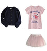 Set T-shirt+Coat+Skirt Outfit TuTu Dress Baby Girls Clothes